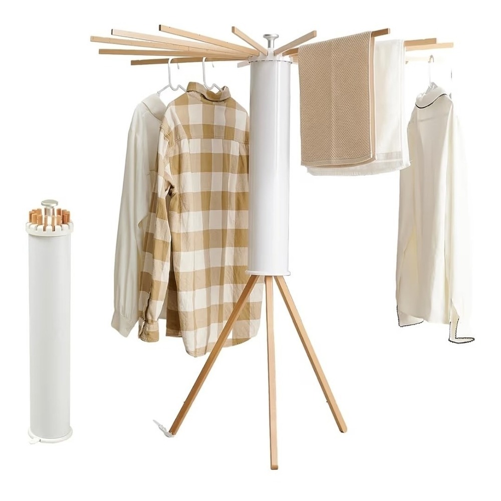 Clothes Drying Rack Tripod - Laundry Hanger -Portable Drying Rack - Collapsible